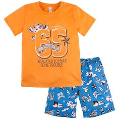 Пижама Bossa Nova размер 28, оранжевый/синяя набивка