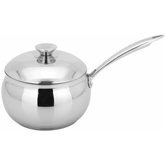 Сотейник Gemlux Apple shape GL-SL16, 16 см, с крышкой, стальной