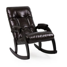 Кресло-качалка Модель 67 Венге, экокожа Oregon perlamutr 120 Komfort