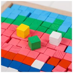 Мозаика Лесная мастерская Цветные кубики "Мир девчонок" (4475172)