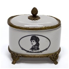 Шкатулка Glasar под старину 13x9x13см ГЛАСАР