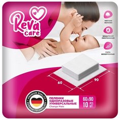 Одноразовые пеленки впитывающие для детей и взрослых Reva Care 60*90, 10 шт