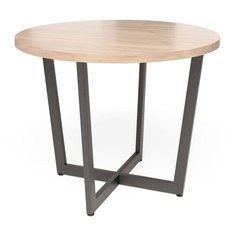 Стол обеденный Millwood "Лофт О Light" - дуб табачный Крафт, диаметр 100 см