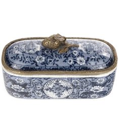 Шкатулка Glasar под старину 12x11x13см ГЛАСАР