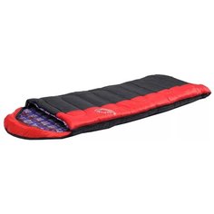 Спальный мешок Indiana Maxfort Plus, левая молния, красный, черный, 230 х 90 см