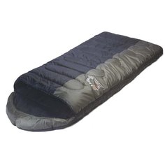 Спальный мешок Indiana Traveller Plus, 360700067, правосторонняя молния, черный, серый