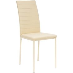 Стул Leset Бишо металл Кремовый, экокожа Кремовая