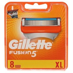 Сменные кассеты Gillette Fusion5, 8 шт.