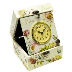 Шкатулка с часами Париж 15x16x10см ГЛАСАР
