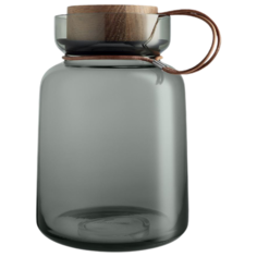 Eva Solo Банка для сыпучих продуктов Silhouette 1 л серый/коричневый