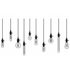 Наклейка для интерьера Woozzee Лампочки NDS-822-0706