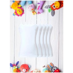 Майка для девочек 2/3 - 98/104, Белый, 5 шт. Donella