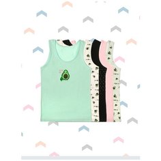 Майка для девочек 8 /9 - 134/140, Микс, 5 шт. Donella