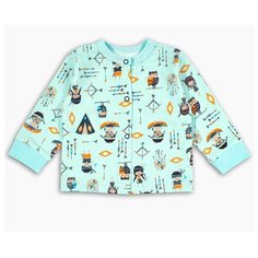 Распашонка Веселый Малыш размер 68, ментоловый