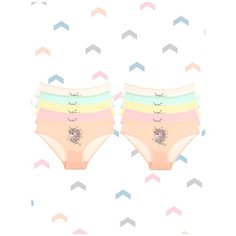 Трусы для девочек 8/9 - 134/140, Микс единорог, 10 шт. Donella