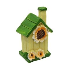 560851 Миниатюра Домик с подсолнухами 3,5*2,5*4,7см, Астра Astra & Craft