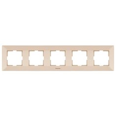 Рамка 5 постов универсальная кремовая WMTF08052BG Panasonic Arkedia