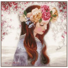 Набор для вышивания LANARTE "День цветения" 32x32 см