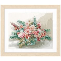 Набор для вышивания LANARTE "Букет цветов" 37x45 см