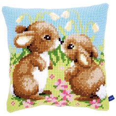 Набор для вышивания VERVACO "Маленькие кролики" 40x40 см