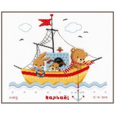 Набор для вышивания VERVACO "На лодке" 33x36 см
