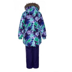 Комплект для девочки RENELY 1 41850130-91773, Huppa, Размер 140, Цвет 91773-темно-лиловый с цветами