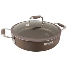 Сотейник Rondell Mocco RDA-282, 26 см, с крышкой, коричневый