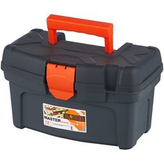 Ящик BLOCKER Master Economy BR6001 32x19.6x18.8 см 12 серо-свинцовый/оранжевый