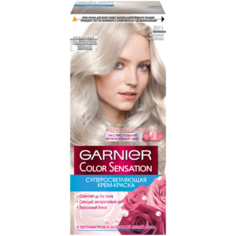 GARNIER Color Sensation Платиновые блонды стойкая крем-краска, 911 дымчатый ультраблонд