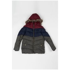 Куртка 3Pommes 3M42015 размер 128, серый/синий/бордовый