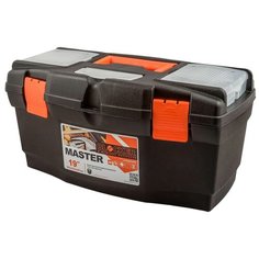 Ящик с органайзером BLOCKER Master BR6005 48.6x25.8x26 см 19 черный/оранжевый