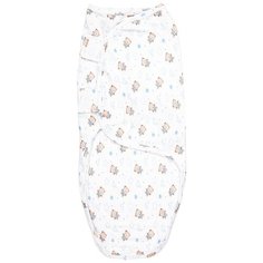 Многоразовые пеленки Пампусики Матрешка-Бабочка 0-3 мес. 86х54 см (ПМ/Б) мимимишка в голубом