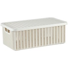 IDEA (М-Пластика) коробка Вязание М 2370 12,5x19,5x35 см белая