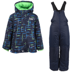 Комплект с полукомбинезоном GUSTI Salve SWB 5859 размер 4/104, green flash