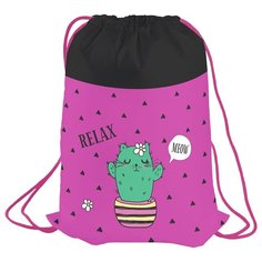Berlingo Мешок для обуви Cactus (MS09242) розовый/черный