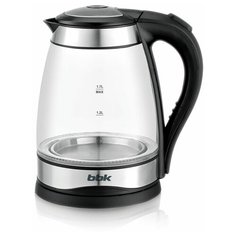 Чайник BBK EK1729G, прозрачный/черный