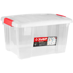 Ящик ЗУБР Мастер МХ 417 (38183-17) 44x29x25.5 см 17 прозрачный