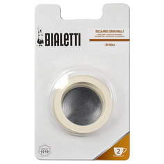 3 уплотнителя + 1 Фильтр для кофеварки Bialetti BRIKKA 2 порции