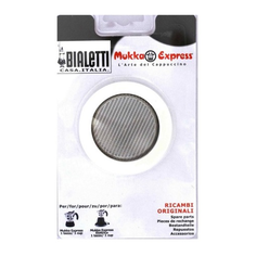 1 уплотнитель + 1 сито, для кофеварки Bialetti MUKKA EXPRESS 2 порции