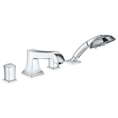 Смеситель на борт ванны, хром, Hansgrohe Metropol 31315000