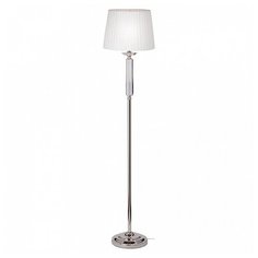 Торшер, высота - 163см, мощность - 60Вт., цоколь - E27, цвет плафона - белый, цвет арматуры - серый Vitaluce