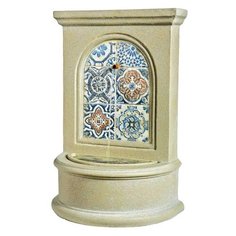 Декоративный садовый фонтан с мозаикой ТУЛЛИЯ, искусственный камень, 54х36 см Kaemingk