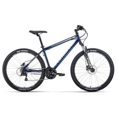 Велосипед 27,5" Forward Sporting 27,5 3.0 disc Темно-синий/Серый 2021 год 19"/RBKW1MN7Q022