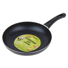 Сковорода ф 24х4.3 см, штамп., алюм., антиприг. покр., серия STARCOOK, PERFECTO LINEA (56-240020)