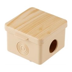 Коробка распаячная ОП 65х65х50мм, сосна, 4 мембр. вх. IP54 ЮПИТЕР (JP7113-10)