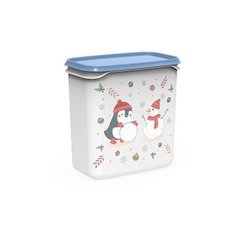 Контейнер Christmas, 1,5 л, васильковый, BEROSSI (Изделие из пластмассы. Размер 160 х 101 х 163 мм) (ИК53361000)