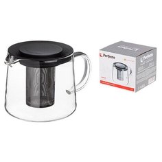 Чайник заварочный, стеклянный, 1000 мл, RIKLIS, PERFECTO LINEA (52-501000)