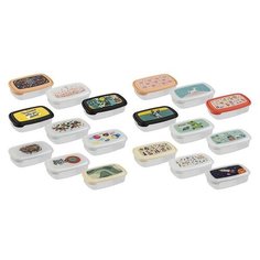 Контейнер пласт. прямоуг. 1 л, с крышкой, Stilo Deco, DRINA (210х135х50 мм, цвета в ассортименте) (10540)