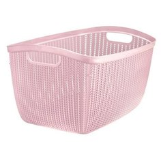 Корзина ВЯЗАНИЕ 26 л (чайная роза) (М2617) (IDEA)