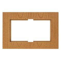 Рамка для 2-ой розетки дуб, RITA, MUTLUSAN (для розетки 2-ой арт.2200 201 ХХХХ, 2200 202 ХХХХ, 2200 203 ХХХХ (ХХХХ- цвет)) (2220 820 1258)